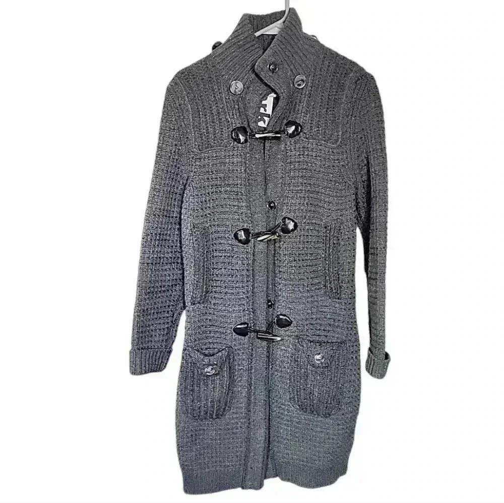 Bark womens Toggle Wool Blend Heavy Coat.  Size Large - Picture 2 of 10